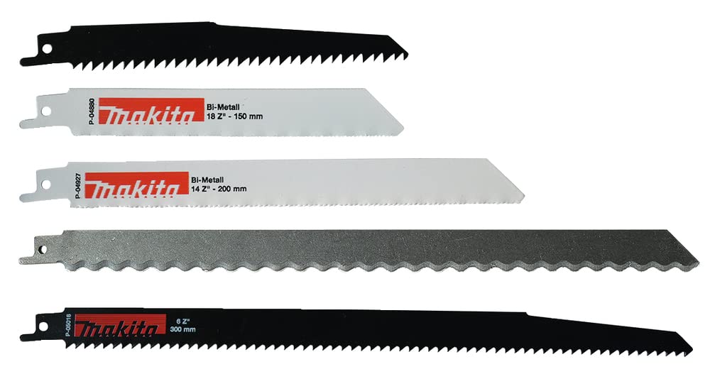 Makita P-83951 Steel Reciprocating Saw Blade Set