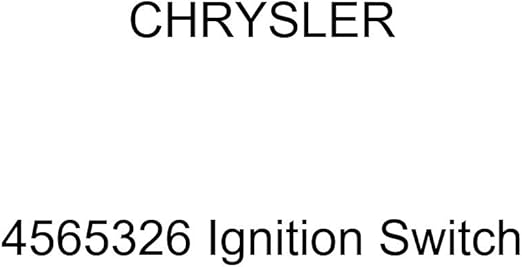 Amazon Com Genuine Chrysler Ignition Switch Automotive