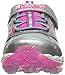 Skechers Kids Girls' Skech-Air Stardust Running Shoe, Stardust Silver, 8 M US Toddler