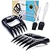 Ado Glo Bear Claw Meat Shredder - 2 Pack Sharp Meat Claws for Shredding, Handling & Carving Meat with 2 Pack Oil Brushes (Plastic)