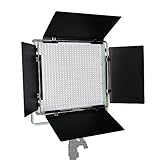 GVM 3pcs LED Video Lighting kit and Stand Lighting Kit, Dimmable Bi-Color 520pcs Photography Lights Studio Aluminum Alloy Heat Dissipation Shell with Suitcase, and Easy to Carry