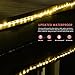 LED Rope Lights, Remote 33FT 136 LED Indoor Outdoor Rope Lights, 8 Modes/Timer, Plug in Tube Lights Waterproof String Lights for Christmas Garden Patio Party Swimming Pool (Warm White)
