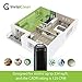 True HEPA Air Purifier :: 4 in 1 Quiet Air Cleaner for Medium to Larger Rooms :: Removes Allergens, Smoke & Odors :: with Carbon Prefilter, Ozone Free Ionizer & UV Light, Black, IC-7028-26 in. Tall