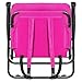 Best Choice Products 12in Height Seat Backpack Folding Chair Outdoor Beach Camping - Pink