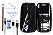 MASiKEN Hard EVA Carrying Case for Texas Instruments TI-84 / Plus TI-83 Plus CE Graphing Calculator, More Space for Pen and Accessory (Red)