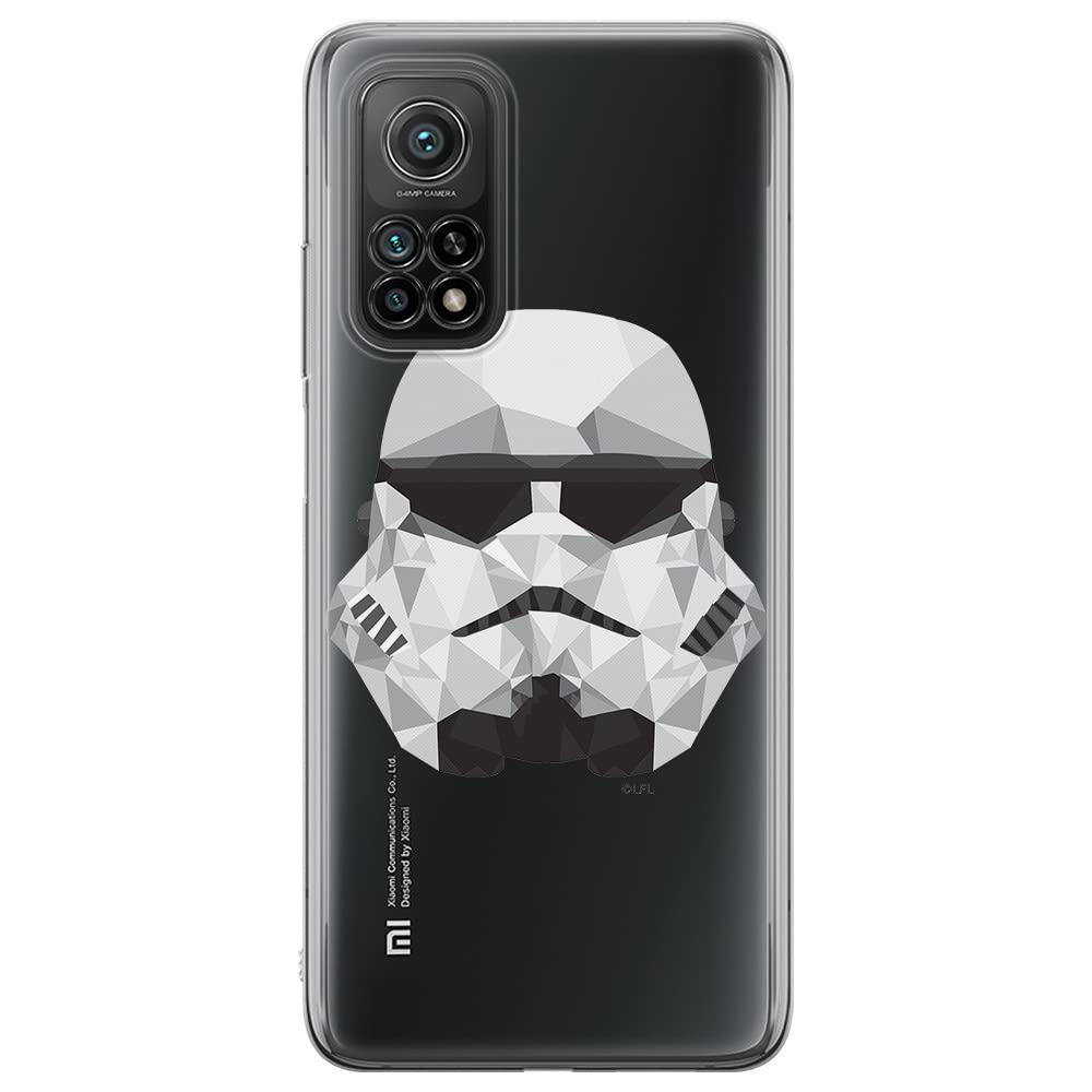ERT GROUP mobile phone case for Xiaomi MI 10T 5G / MI 10T PRO 5G original and officially Licensed Star Wars pattern Stormtrooper 008 adapted to the shape of the mobile phone, partially transparent