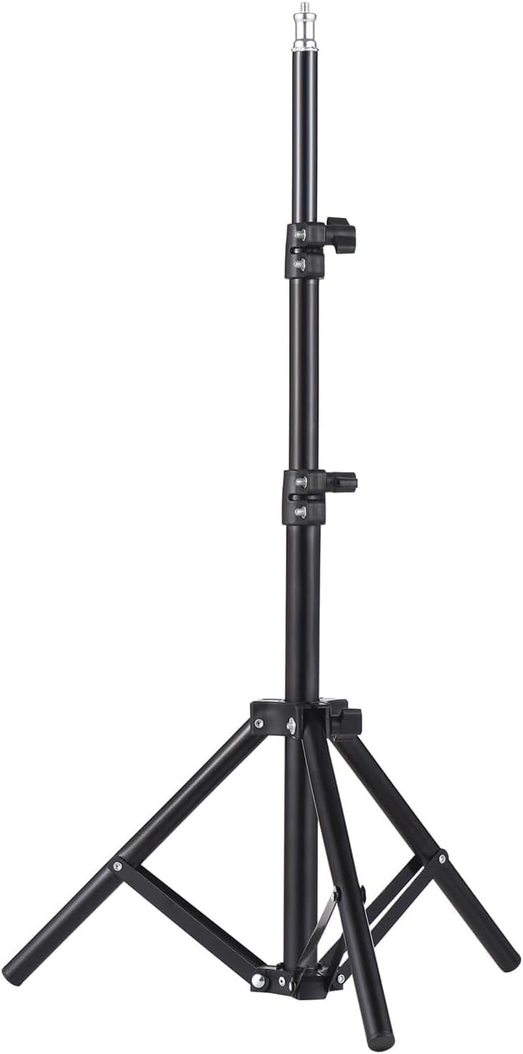 Docooler Portable Projector Tripod Stand Mount 1/4 Inch Height Adjustable LCD