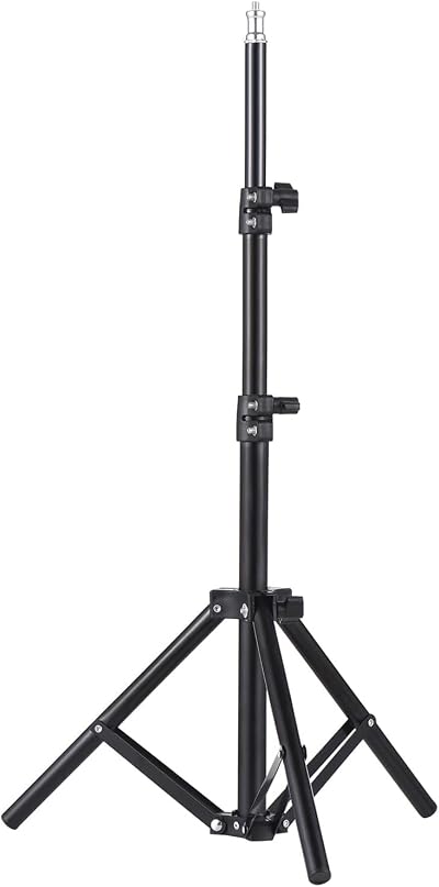 Docooler Portable Projector Tripod Stand Mount 1/4 Inch Height Adjustable LCD