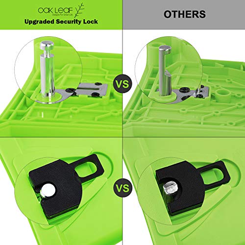 Oak Leaf Chainsaw Sharpener, Portable Teeth Chainsaw Sharpener Chain Saw Blade Sharpener with a Sharpening Stone, Green (Only Fit Chainsaw Bar with 2 Holes) - Thumbnail 3
