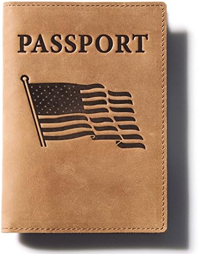 RFID blocking Passport Holder - RFID Leather Passport Cover - Case