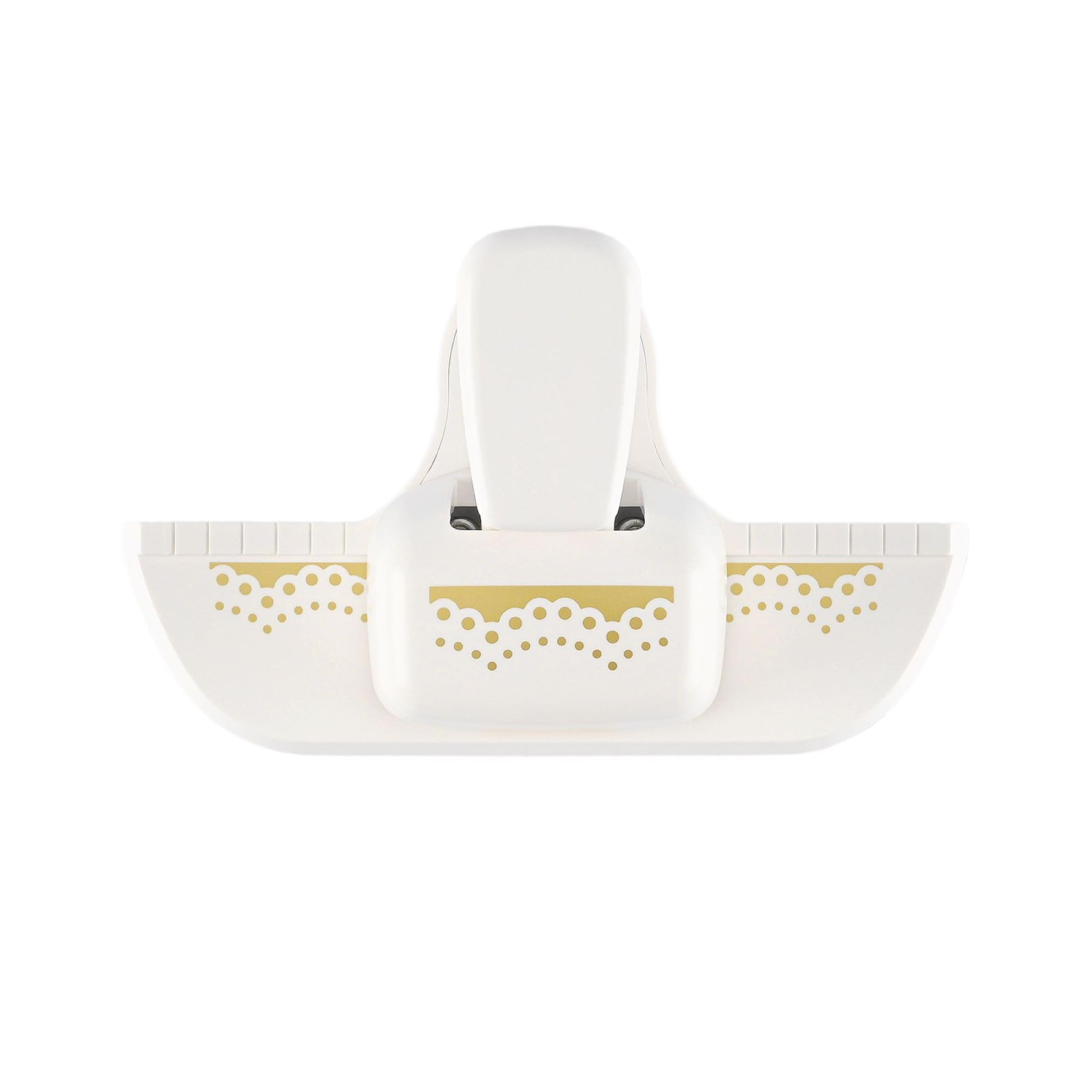 Vaessen Creative Border Punch - Lace Doily - 1,5 x 4,3 cm - Circle Punch for Card Making and Crafting