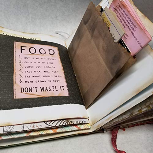 Junk Journal - Altered Book - Joy of Cooking - For Foodie, Cook, Chef, Baker - Thumbnail 2