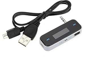 Car Car Transmitter Car Transmitter 3.5mm Power-off Memory Display Frequency Hi-fi Stereo Full Frequency Transmission Easy To