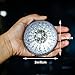 H&D Crystal Glaze Dandelion Dome Paperweight Globe Hemisphere Home Decoration (Dandelion)