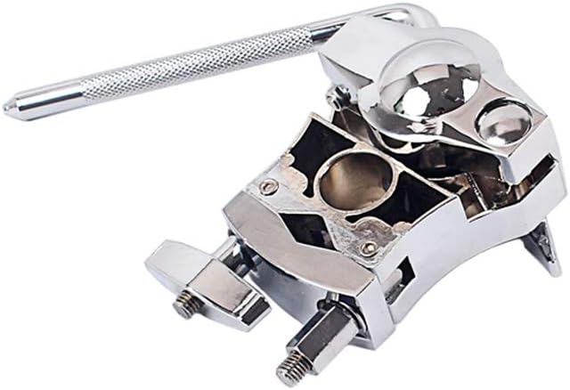 Alnicov Metal Tom Drum Stand Multi-Function Tom Drum Stand Holder Drum Accessory, Silver - Image 5