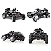 AHAHOO 1:12 Scale RC Cars 35MPH+ High Speed Off-Road Remote Control Vehicle 2.4Ghz Radio Controlled Racing Monster Trucks Rock Climber with LED Light Vision (Black) 
