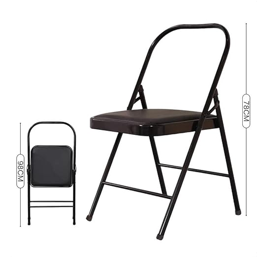 DLIBIG Yoga Silla Silla Plegable De Metal Silla Yoga ...