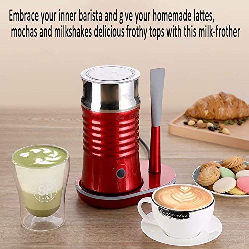 Milchaufschäumer Elektrische Milchschäumer mit Heiß Kalt Funktion Milch-Wärmer-Heizung for Cappuccinos/Lattes/Heiße… – Bild 3
