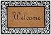 BirdRock Home - Classic Welcome Brush Coir Doormat - Vinyl Backed, Waterproof, Dirt Trapper, Heavy Duty - Indoor/Outdoor Entry, Porch, Garage, Scroll Border, Mud Catching, House Mats - Elegant Design