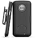 Moto X4 Belt Clip Case, Encased [DuraClip] Slim Fit Holster Shell Combo (w/Rubberized Grip Finish) for Motorola Moto X4-2017 Release (Smooth Black)