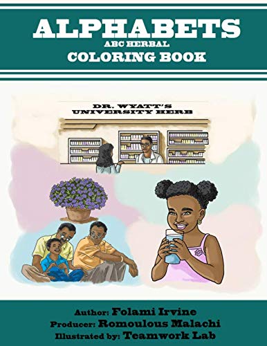 ABC Herbal Coloring Book by Folami Irvine