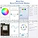 LED Strip Lights App Controlled, 16.4ft/5M Bluetooth Waterproof Music Light Strips, 24V 150 LEDs 5050 RGB Flexible Lighting with Adhesive, LED Strip Lighting Kit for Home Kitchen