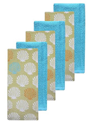 The Big One Shell Kitchen Towels - 6-pk.