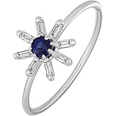Bony Levy 18K White Gold Sapphire El Mar Stackable Ring