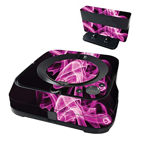 MIGHTY SKINS MightySkins Skin Compatible with iRobot Braava Jet m6 - Pink Flame…