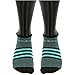 adidas Women's Superlite No Show Socks (6-Pair) -2020, Black/Bright Green/Light Flash Purple/Bahia Magent, Medium