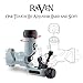 Dragonhawk Raven Rotary Tattoo Machine Soft Hard Hit Adjuster Machine Custom Coreless Motor with 304 Steel Tattoo Grip Q555 (Gray)