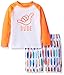 The Children's Place Boys' Long Sleeve Rashguard and Trunks Swim Set
