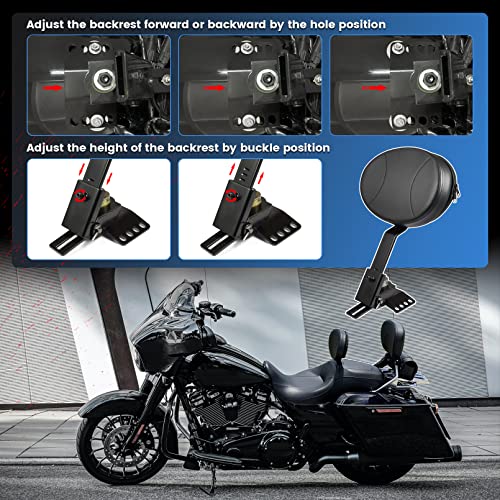 Kit Aggancio 4 Punti Per Harley Davidson Touring 2014-2022 - Benlari Nero Lucido