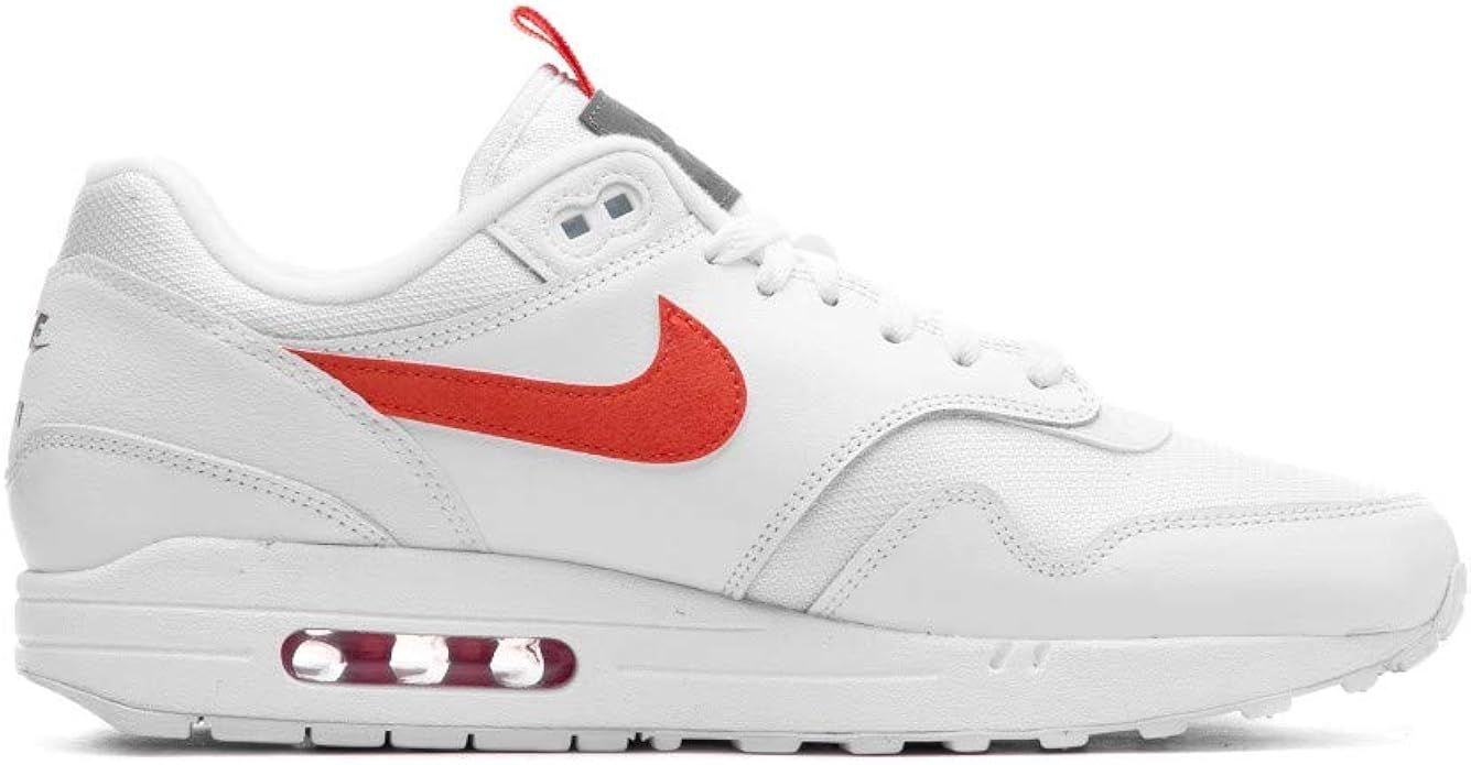 air max 1 blanche orange