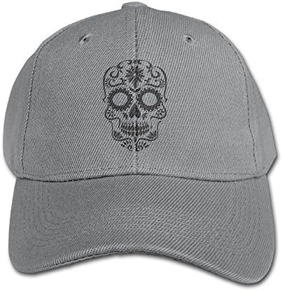 Zhangzhaoyin Sugar Floral Skull Unisex Cotton Snapback Baseball Plain Cap Cool Adjustable Hat For Kids Youth Children Gift