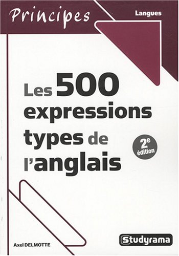 Les 500 Expressions Types De Langlais Pdf Télécharger De - 