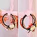 Beinou Unicorn Hair Clips Holder Hot Pink Yarn Tassels Hair Bows Storage Shy Unicorn Face Headband Organizer Unicorn Theme Party Decorations