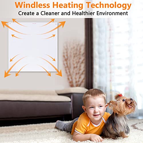 TRUSTECH Wall Mount Heater, Heater with No Fan, 400W Convection