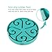 Decyam Pet Fun Feeder Dog Bowl Slow Feeder, Bloat Stop Dog Food Bowl Maze Interactive Puzzle Dog Bowl Non Skid (BLUE A)