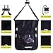 Neck Wallet Travel Pouch RFID Blocking, Money Credit Card Passport Holder with Neck Strap, Anti-Theft Security Traveling Pouch for Women, Men, Kids, Waterproof (Black)