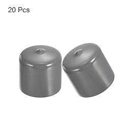 uxcell 20pcs Rubber End Caps 33mm ID Vinyl Cap