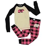 Bear Plaid-Bear Kid's PJ Set by Lazy One