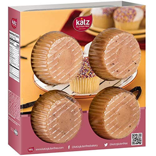 Katz Gluten Free Vanilla Sprinkle Cupcakes Dairy, Nut, Soy and Gluten