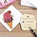 Unomor Valentine's Day Cards for Kids 32PCS - 8 Patterns & Scents, Scratch and Sniff Exchange Cards for School Supplies Children Party Favors, Envelopes Included