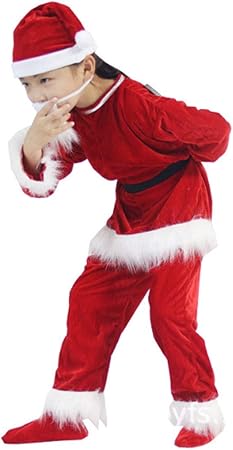 Immagini Di Bambini Vestiti Da Babbo Natale.Santa Seme Costume Cosplay Festival Vestito Da Ballo Di Halloween Ragazze Di Natale Del Vestito Dei Bambini Per La Festa Di Halloween School Gioca Carnevale Cosplay Elk Babbo C 150cm Amazon It Casa E Cucina