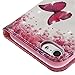 iPhone 7 Case,iPhone 8 Case,Durable Kickstand Wallet Case with Inner Silicone Bumper Cover Full Protective Flip Folio Shell Cover with Credit Card Holder for Apple iPhone 7-Butterfly