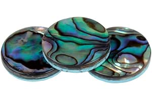 Trumpet Finger Buttons, 3Pcs Abalone Shell Finger Key Buttons Set Accessory for Trumpet Player