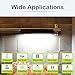 RTSU Tap Closet Light, Rechargeable Wireless Touch Light Magnetic Stick-on Nightlight, LED Dimmable Tap Light for Under Cabinet, Counter, Wardrobe, Stairs, Drawer, Wall