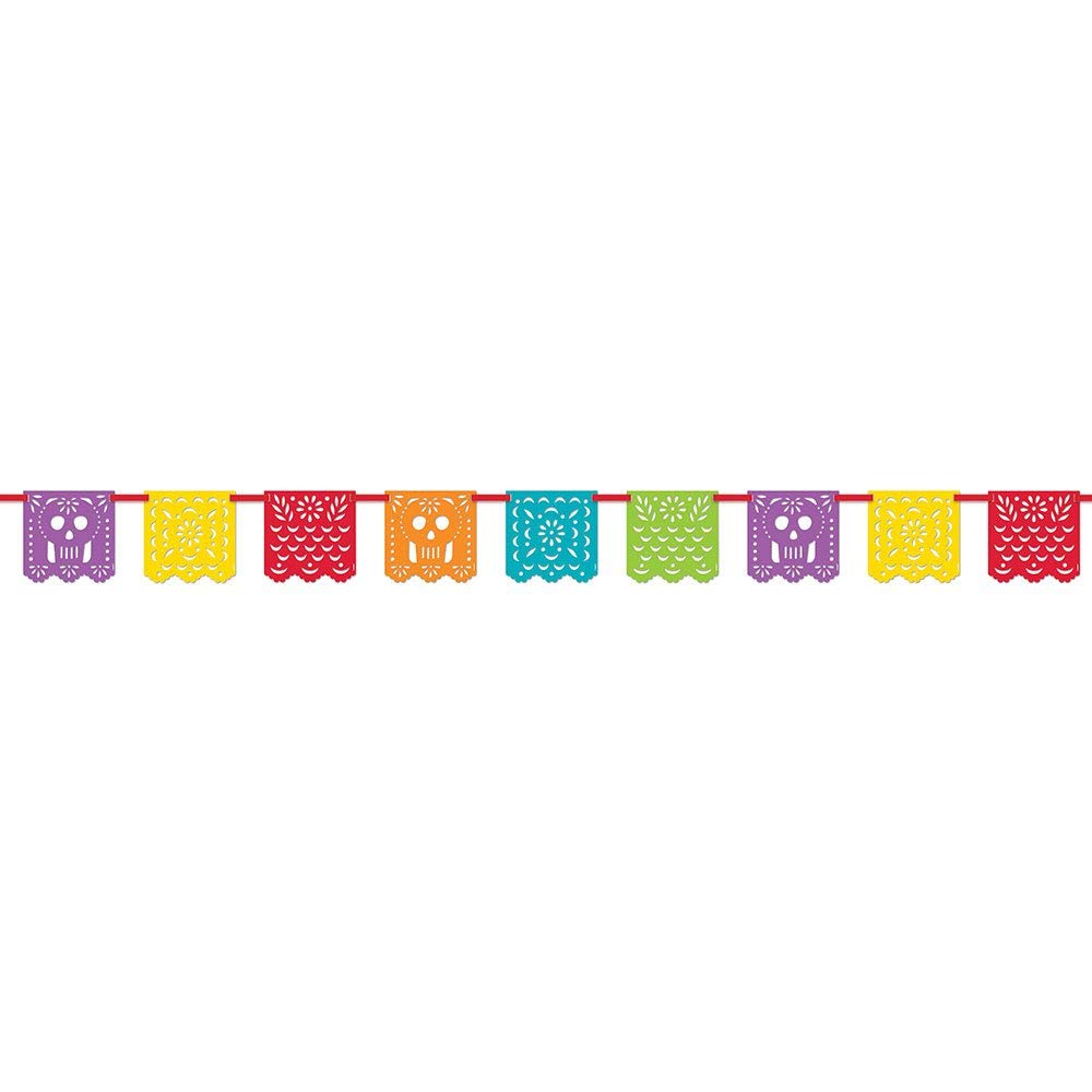 Unique Party 58688 - 13ft Papel Picado Mexican Fiesta Banner