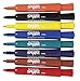 School Smart 1354254 Permanent Marker Set, Broad Chisel Tip, Assorted Colors (Pack of 8)